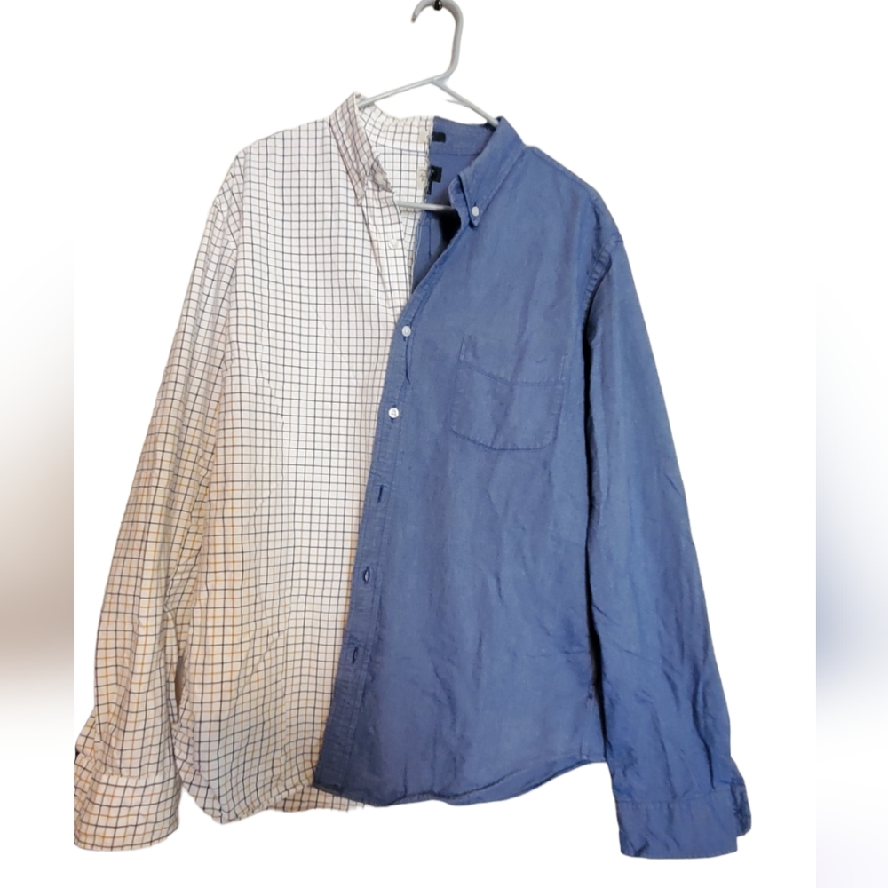 J Crew upcycled shirt